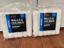 WHIZZ 94046 Woven Walls & Ceilings 6" x 3/8 Nap Paint Rollers ( 12 Pack )