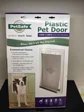 PetSafe PPA00-10960 Large Premium Plastic Pet Door - White