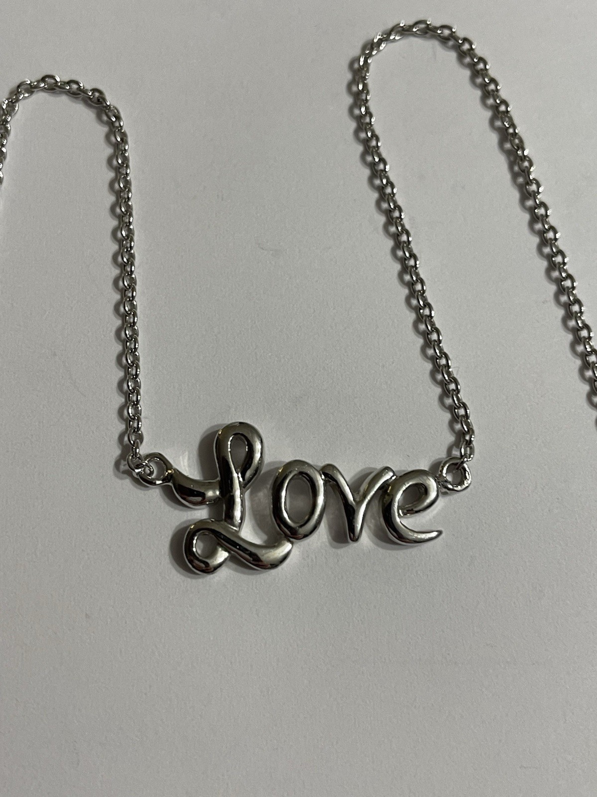 Stunning Signed, Solid Sterling Silver "LOVE" 9-1… - image 3