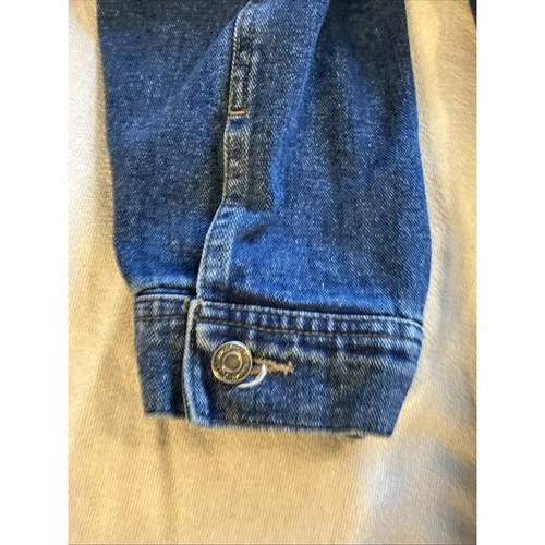 VTG 90s Marlboro Country Store Blue Denim Trucker Jacket Star Tag Mens XL image 15