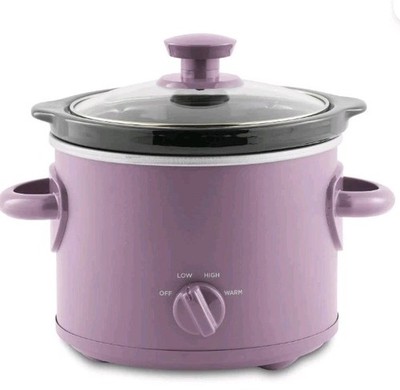 Two (2) Quart ~ Slow Cooker w/Removable Crock ~ ENCHANTING PURPLE by Mainstays