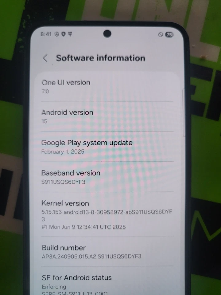 Samsung Galaxy S23 SM-S911U Black U.S Cellular 128GB A Grade 66555 - Image 3 of 4