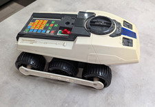 Battery Operated bigtrak 6-Wheel Toy Vehicle with Keypad Controls, White/Black