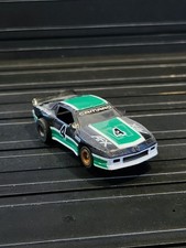 AFX / Tomy CAMARO Black/Green/White 4 HO Slot Car Vtg