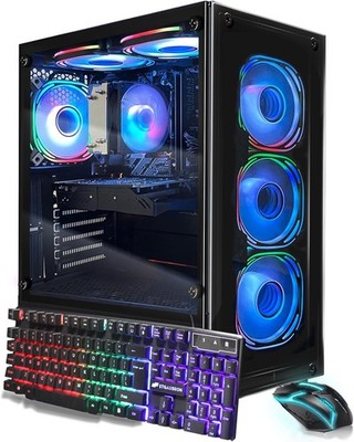STGAubron Gaming PC Computer  5 5500 z,   RTX 3050 6G, 32G DDR4, 1T SSD Win 11