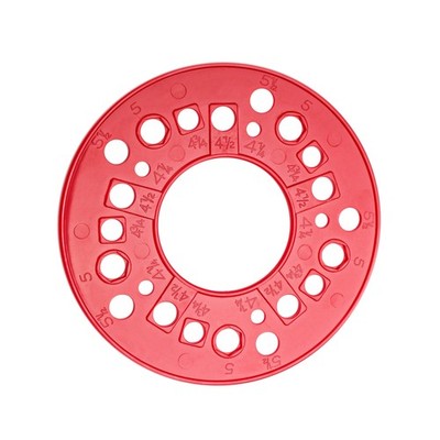 eaacaa Wheel Bolt Pattern Measuring Tool, 5 Lug Template Gauge for 1 Pcs 