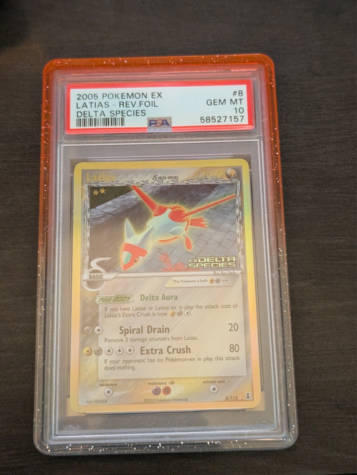 Pokemon Latias EX Delta Species Reverse Holo Rare #8 PSA 10 Gem Mint POP 66