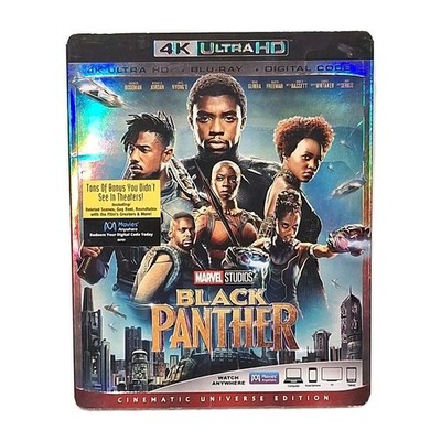 Black Panther Ultra HD 2018 4K Very Good Condition Tested VG+ Fast Shipping 