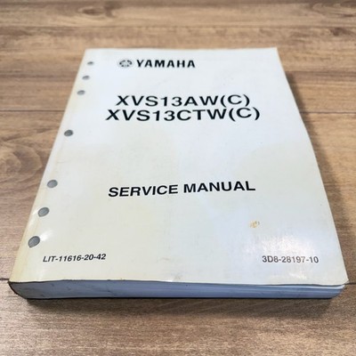 YAMAHA OEM DEALER SHOP SERVICE OWNER MANUAL / XVS13AW (C) XVS13CTW (C)