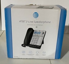 NEW AT T ML17928 2-Line Speakerphone Caller ID 3 Party Conferencing Open Box