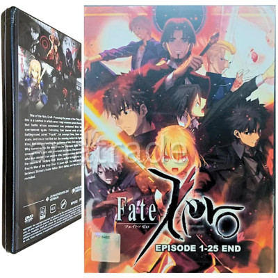 DVD Fate Zero Episode 1-25 END Anime English Dubbed Audio & subtitle All Region