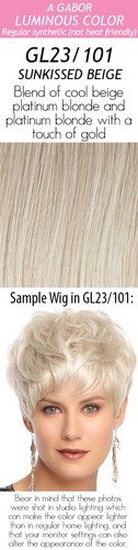 HIGH IMPACT Wig GABOR, *ANY COLOR!* Average or Large, Lace Front, Mono Part, NEW - Picture 25 of 45