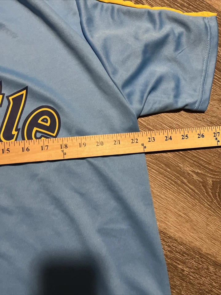 Seattle Mariners SGA Alaska Airlines Retro Jersey Size XL 7/24/21 Seattle Pilots - Image 3 of 4