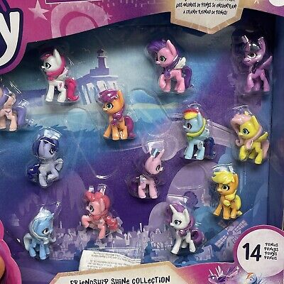  My Little Pony Friendship Shine 14 Mini Pony Figure Collection  : Toys & Games