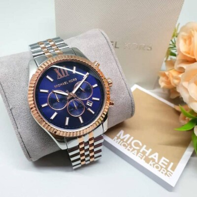 まーまりんこ Michael Kors Lexington MK8412 Chronograph Two Tone Wrist