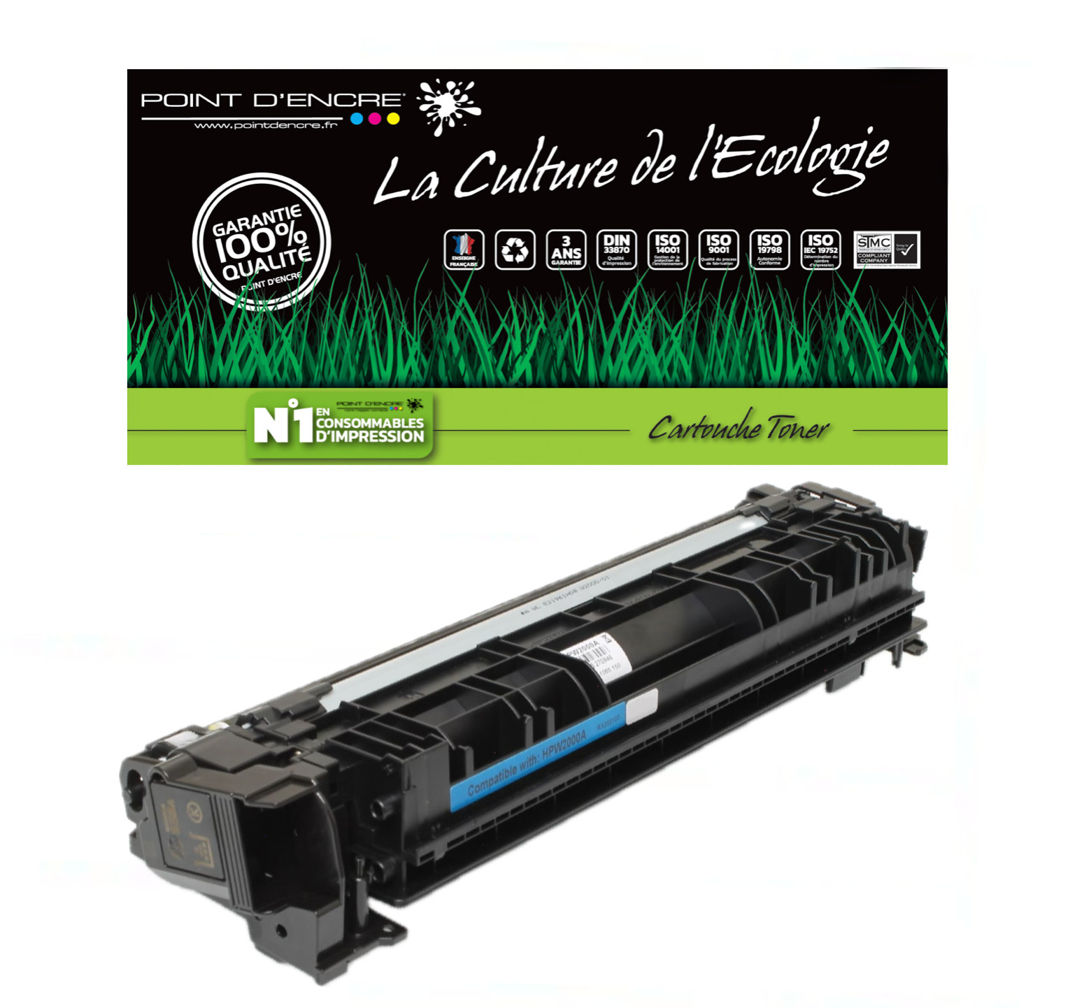 Toner Noir W2010X 659X Cartouche Encre Grande Capacité W2010A 659A Laser
