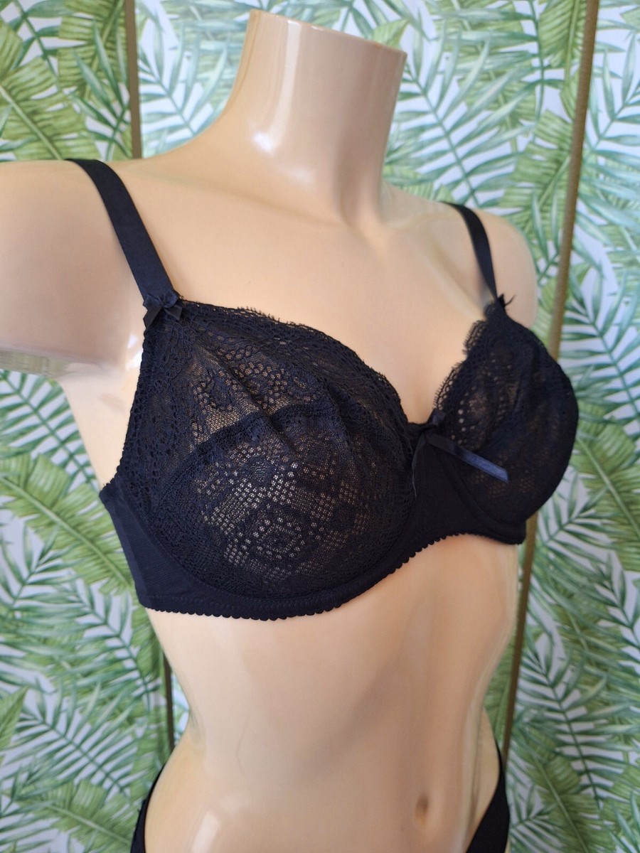 Soutien-gorge Lise Charmel Antinea Summer Lace - Taille 90E - Noir Avec Armature - Neuf étiqueté