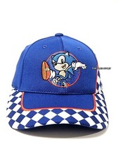 Sonic The Hedgehog 3D Embroidered Strapback Baseball Cap Hat Youth Sega Gamer