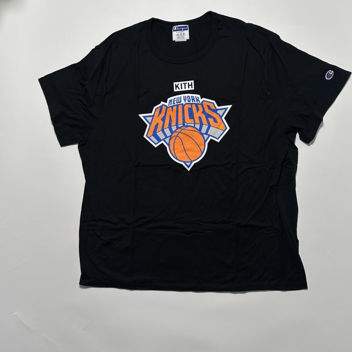 ☆ KITH x New York Knicks Champions tee コラボTシャツ ☆ Mens Kith New York Knicks Night T shirt XL Champion black