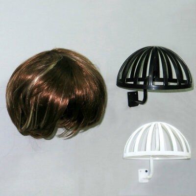 Cosplay Wig Display Wall Mount Mannequin Dummy Head Wig Cap Hair Holder -2/PK
