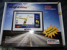GPS Rightway 400 navigator Portable Navigation Device GPS RW400 