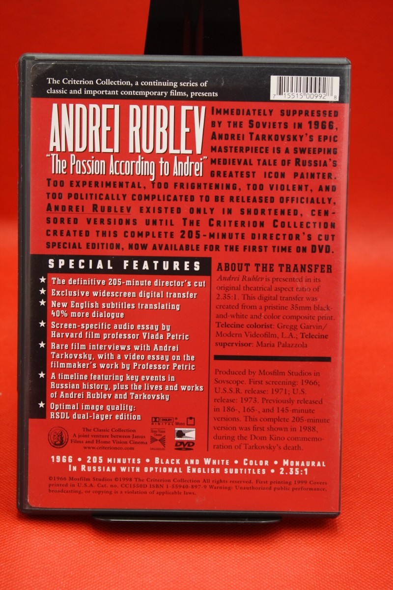 Andrei Rublev - Andrei Terkovsky [The Criterion Collection