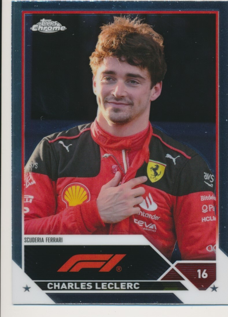 CHARLES LECLERC #6 2023 Topps Chrome F1 Formula 1 SCUDERIA