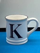 Monogram Mug by Modern Expressions  Coffee Mug   LETTER K
