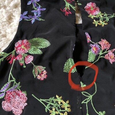 CALVIN KLEIN Embroidered Floral Lace Lined A Line Dress Multicolor Womens  Size 2 | eBay