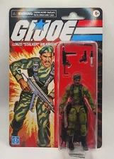 GI JOE Retro Series Lonzo STALKER Wilkinson 3.75" Figure, Hasbro Walmart MOC 