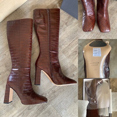 NEU   Stiefel Damen Designer Luxus aus Italien Gr. 39 OVP  450,00   VERO CUOIO