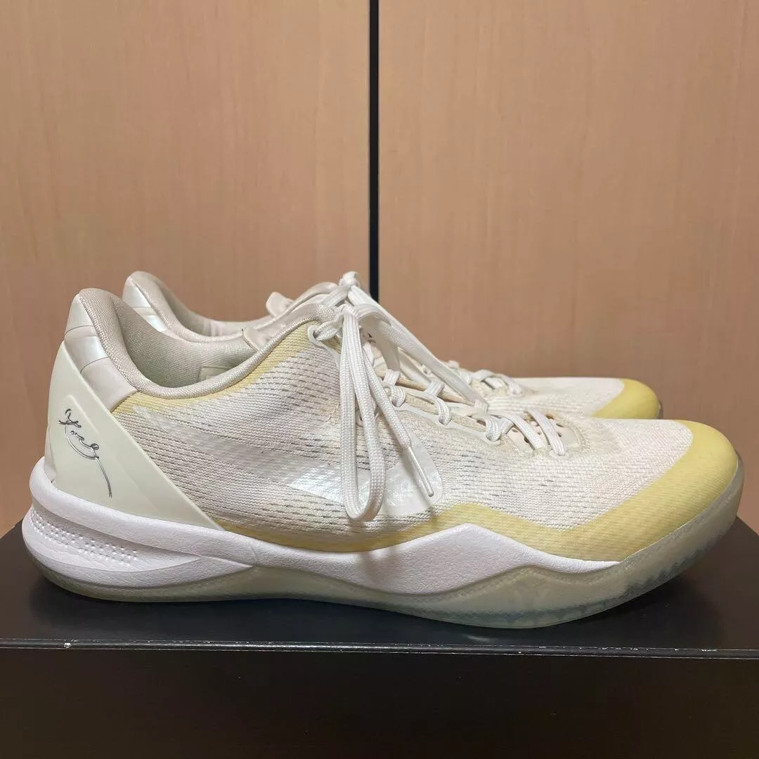 NIKE KOBE 8 PROTRO TRIPLE WHITE US9.5 | eBay