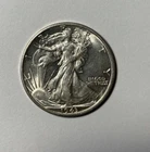 1943-D Walking Liberty Half Dollar Bright White AU++ or Better