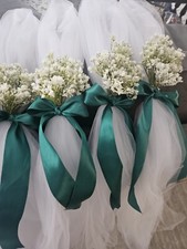 Set of 10 Aisle/Pew decorations 36 Inches Long