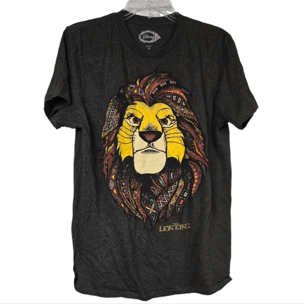 Disney Lion King Mufasa Brown Heather Graphic Print Tee Unisex