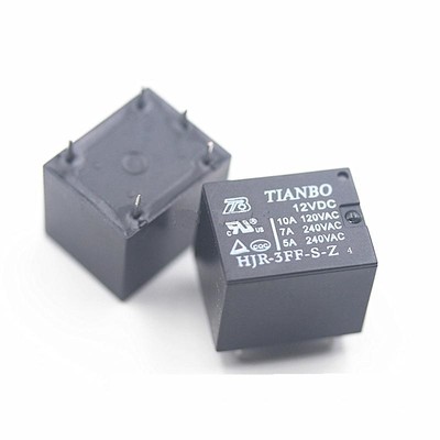 2pcs HJR-3FF-S-Z 12VDC Genuine NEW TIANBO DIP-5 Relay