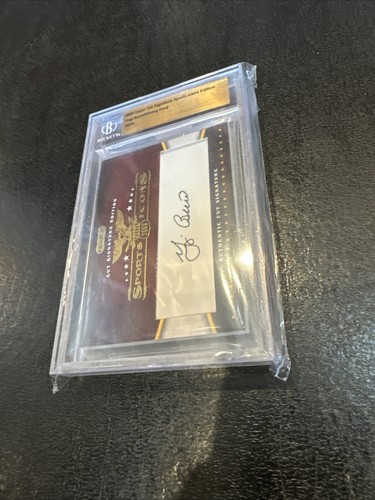 Yogi Berra & Whitey Ford 2009 Razor Cut Signature Sports Icons Dual Auto /25 BGS - Picture 6 of 6