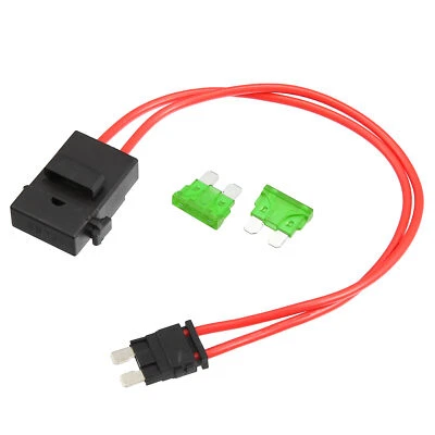 32V Standard Fusible Adaptateur Fusible Trousse avec 2pcs 30A Lame Style Fusible - Photo 1/4