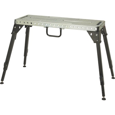 Klutch Height-Adjustable Steel Welding Table, 1000-Lb. Capacity, 46in.L x