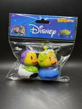 Disney Pixar Toy Story BUZZ ALIEN Duckalooz Rubber Duckie Duck Bath Toy 2 Pk