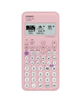 Casio FX-83GTCW+ Wissenschaftlicher Taschenrechner Pink. GCSE & Highers. Aktualisierter FX-83GTX.