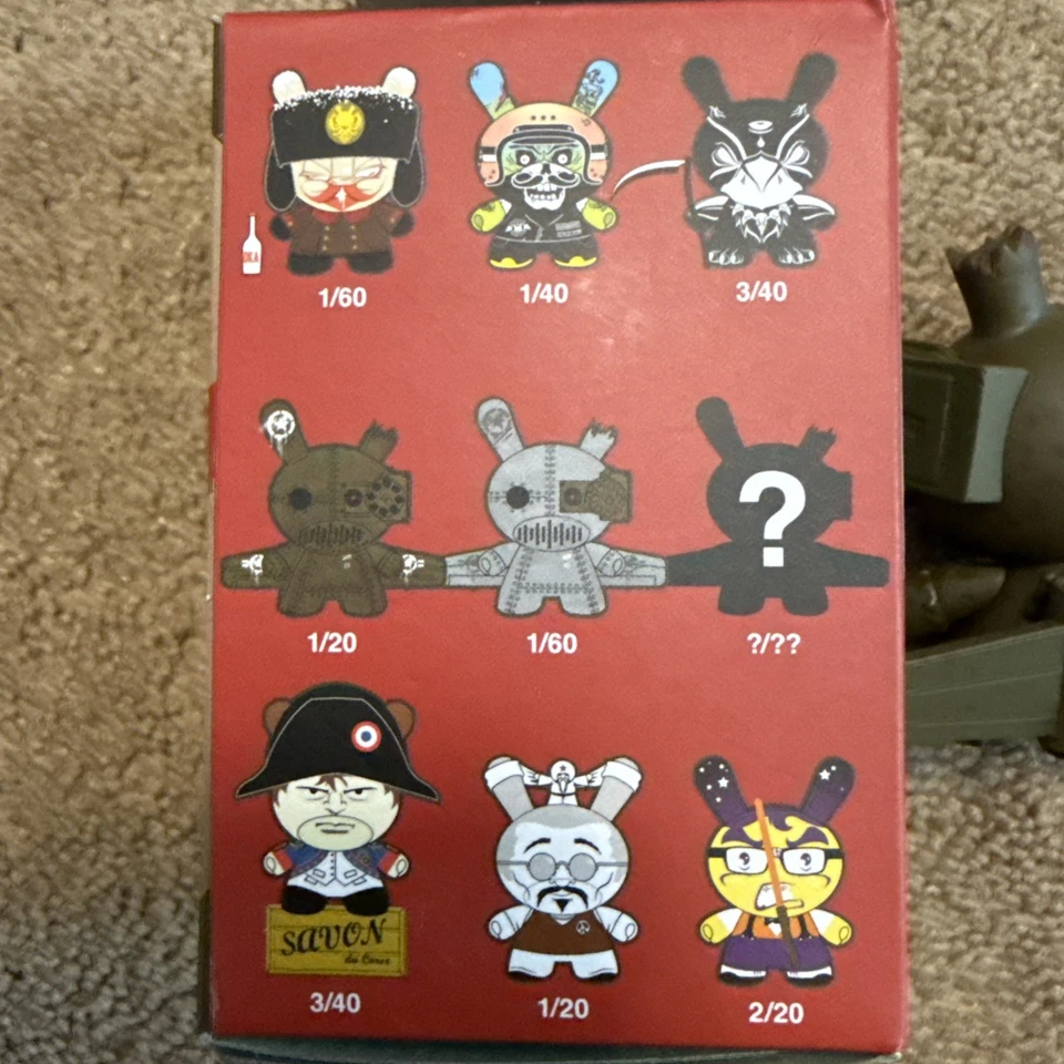 Kidrobot Dunny Art Of War A-10 Tank Destroyer Olive 3" Vinyl Figure DrilOne 1/20 - Image 4 of 4