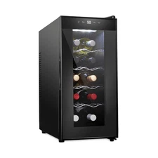 Schmécké 10-Bottle Thermoelectric Wine Cooler, Countertop Wine Fridge