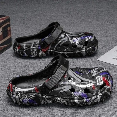 Croc Style Classic Clog Unisex Slip On Shoe Ultra Light Sneakers Outdoor Sandles