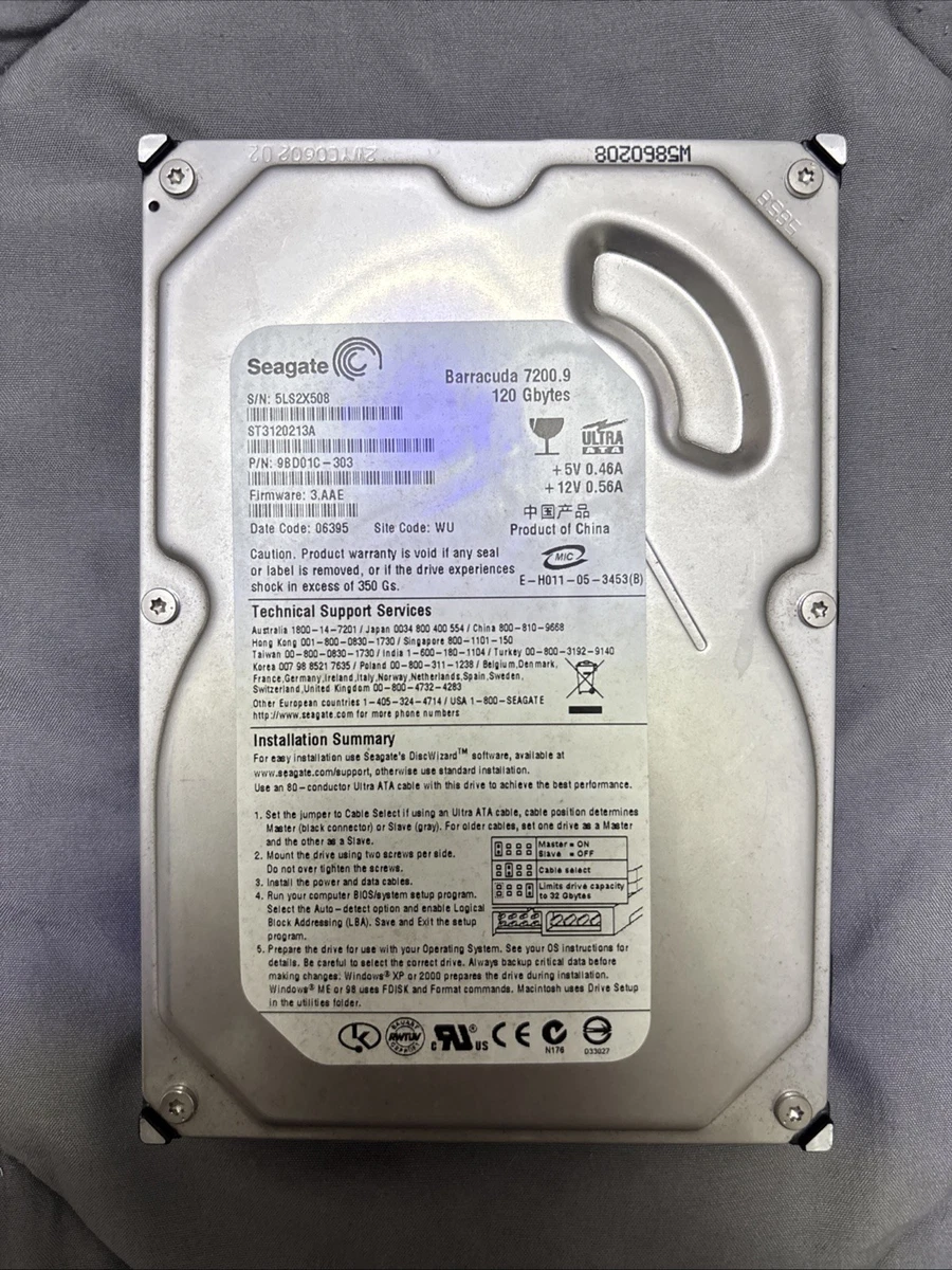 Seagate 120GB Computer Internal Hard Disk Drives for sale | eBay