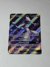 Pokemon Mewtwo GX Shining Legends 72/73 SM Sun & Moon Ultra Rare Full Art LP/MP