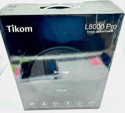 Tikom L8000 Pro Robot Vacuum & Mop Self-Charging 2-in-1 Black Missing Parts