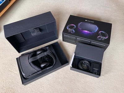 Oculus Quest 1, OLED VR Headset inklusive Zubehör (128 GB - Schwarz), OVP