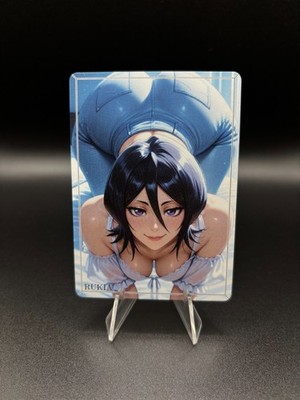 Rukia Bleach Waifu Card TCG Full Art Waifu Legends Custom