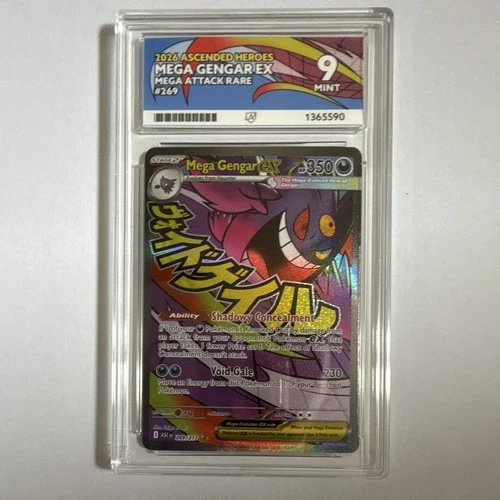 ACE Grading Mega Gengar EX 269/217 2026 Ascended Heroes Holo Mega Attack Rare EN